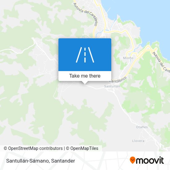 Santullán-Sámano map