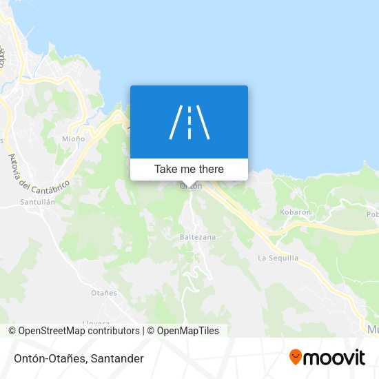 Ontón-Otañes map