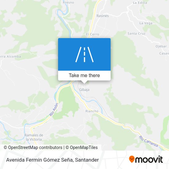 Avenida Fermín Gómez Seña map