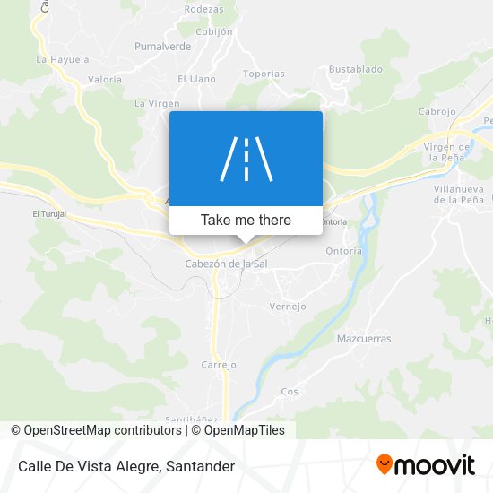 Calle De Vista Alegre map