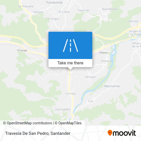 Travesía De San Pedro map