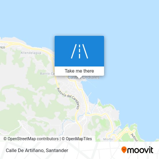 Calle De Artiñano map