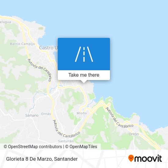 Glorieta 8 De Marzo map