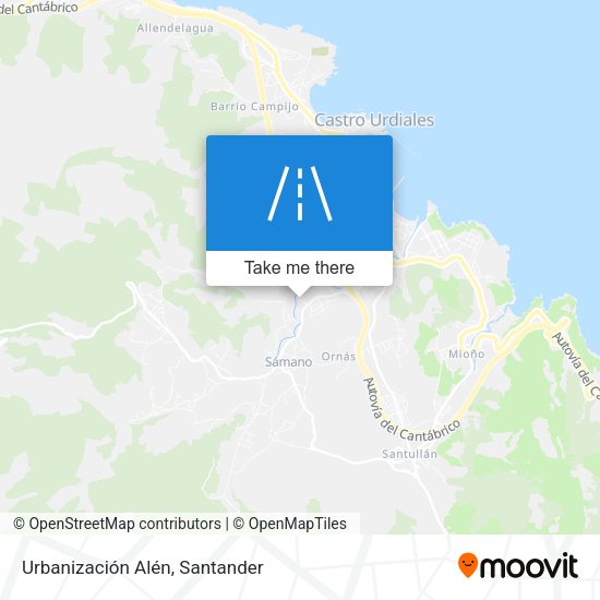 Urbanización Alén map