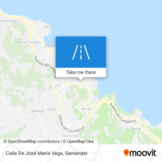 Calle De José María Vega map