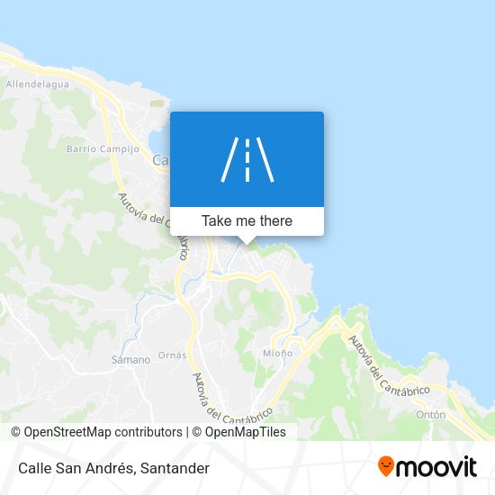 Calle San Andrés map