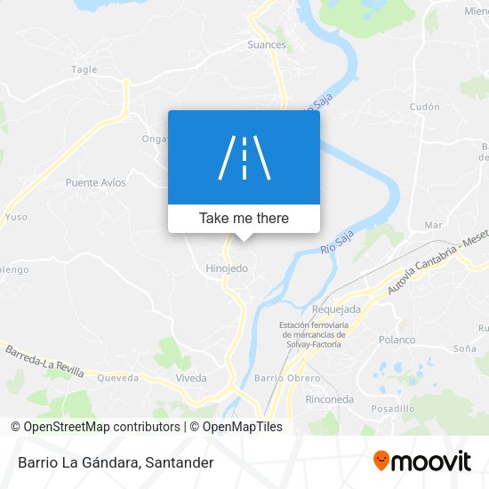 Barrio La Gándara map