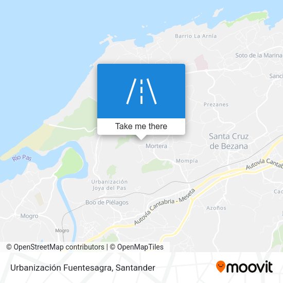 Urbanización Fuentesagra map