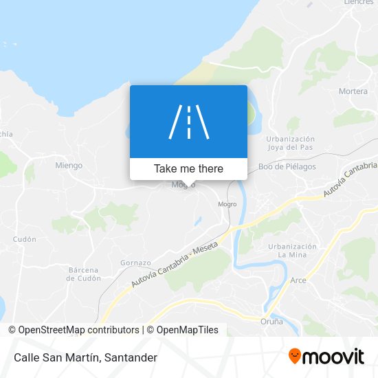 Calle San Martín map
