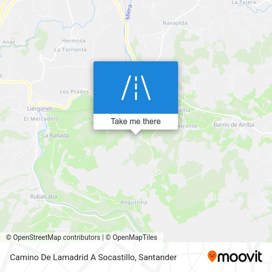 Camino De Lamadrid A Socastillo map