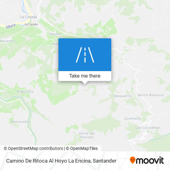 Camino De Ritoca Al Hoyo La Encina map