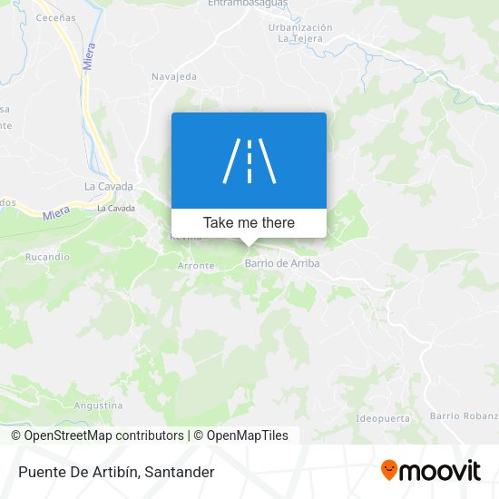 Puente De Artibín map