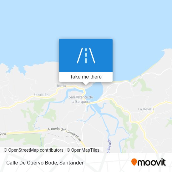 Calle De Cuervo Bode map