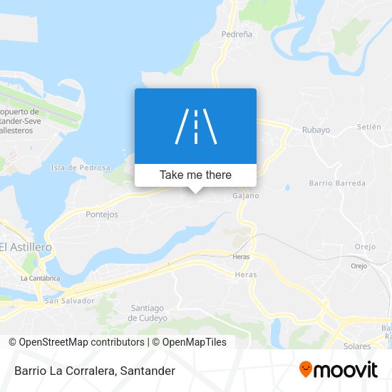 Barrio La Corralera map