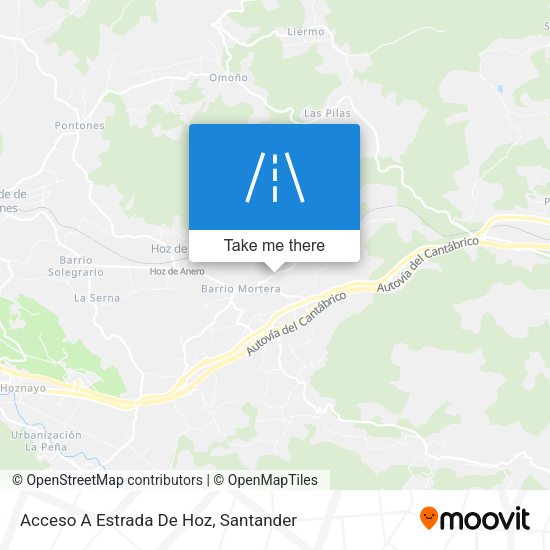 Acceso A Estrada De Hoz map