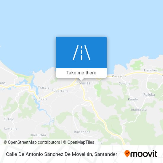 Calle De Antonio Sánchez De Movellán map