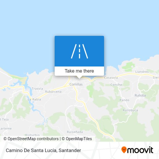 Camino De Santa Lucía map
