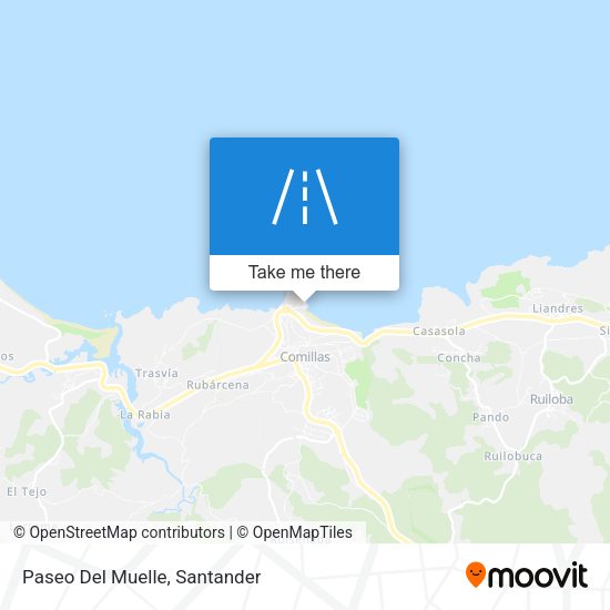 Paseo Del Muelle map