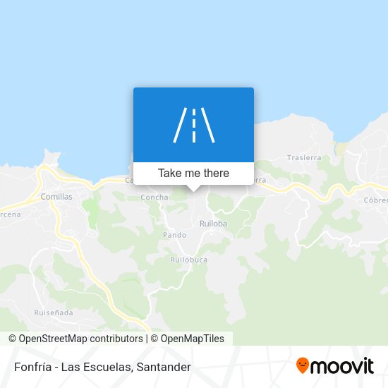 Fonfría - Las Escuelas map