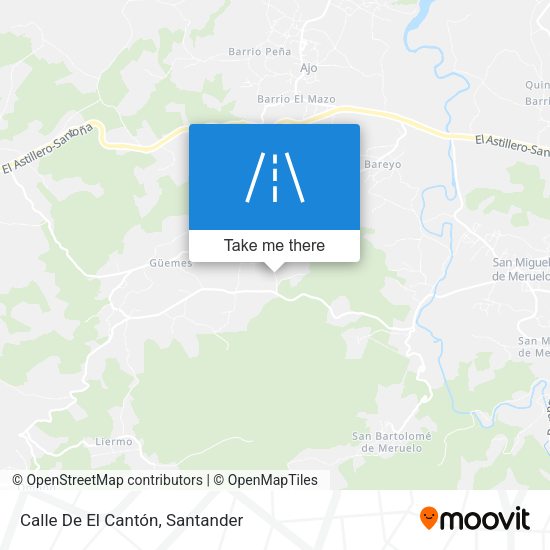 Calle De El Cantón map