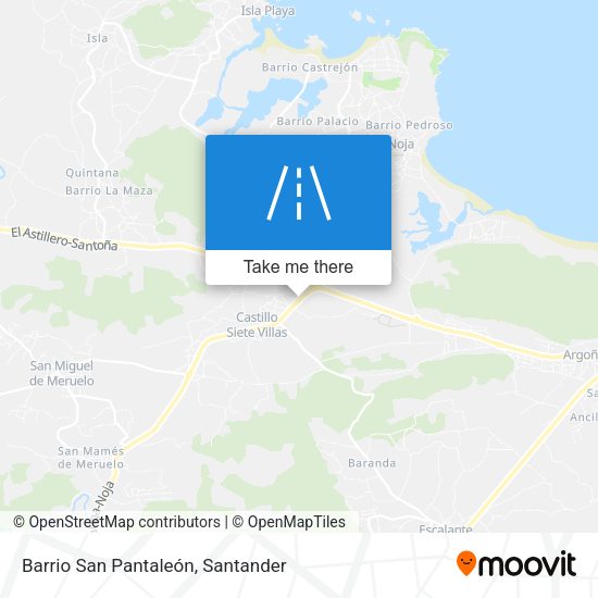 Barrio San Pantaleón map