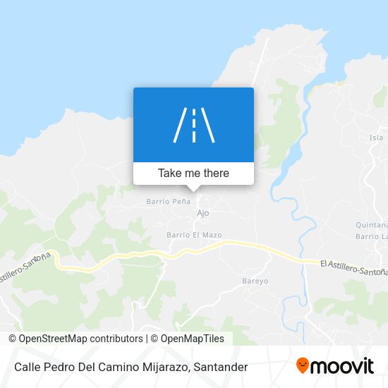 Calle Pedro Del Camino Mijarazo map