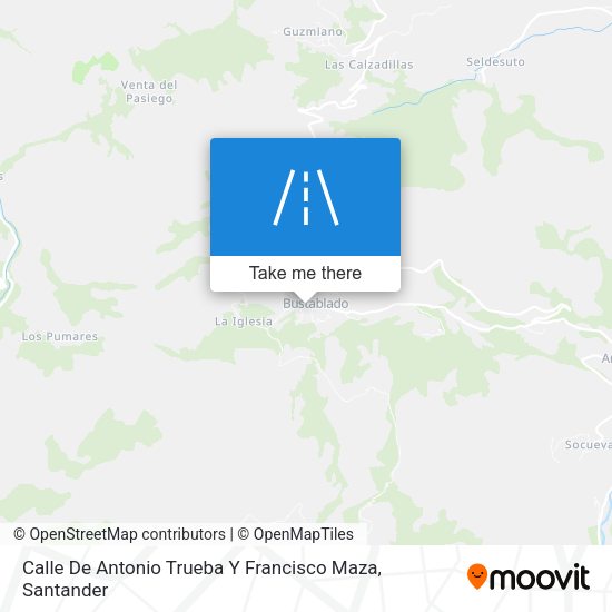 Calle De Antonio Trueba Y Francisco Maza map