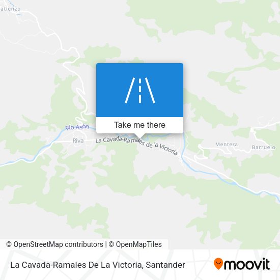 La Cavada-Ramales De La Victoria map