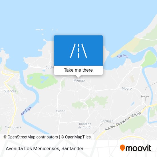 Avenida Los Menicenses map