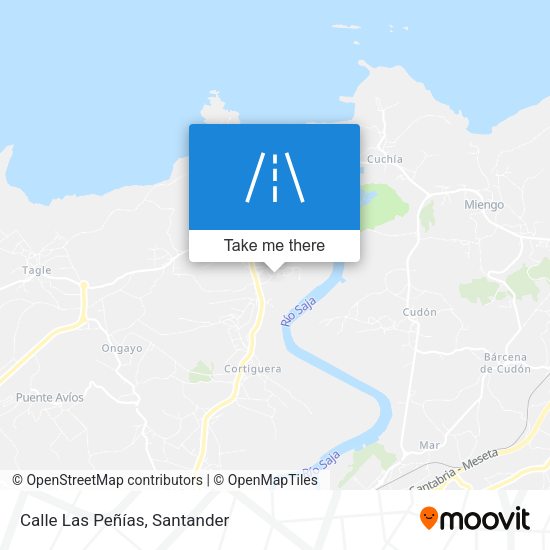 Calle Las Peñías map