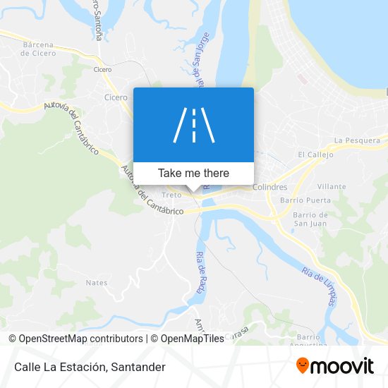 Calle La Estación map