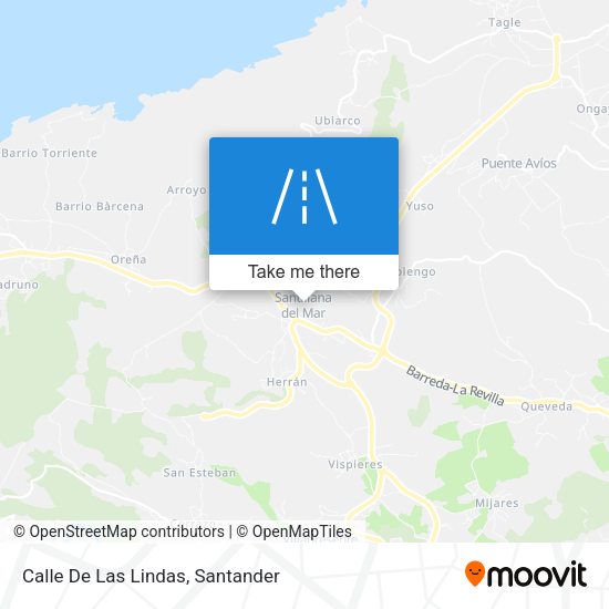 Calle De Las Lindas map