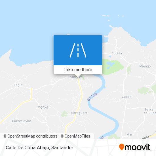 Calle De Cuba Abajo map