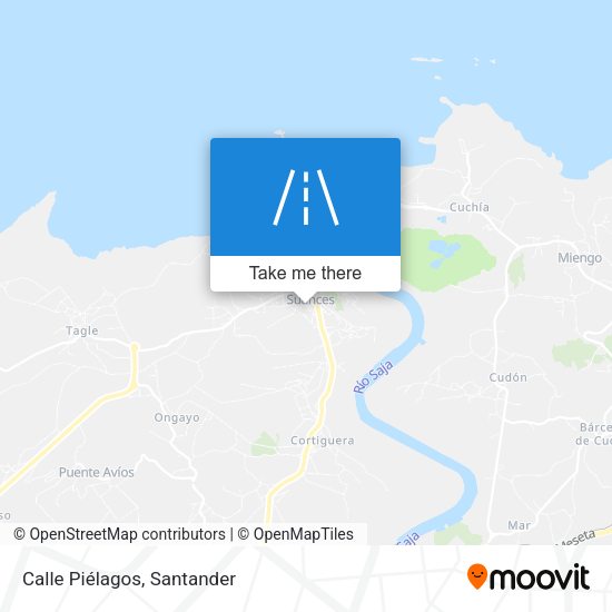 Calle Piélagos map