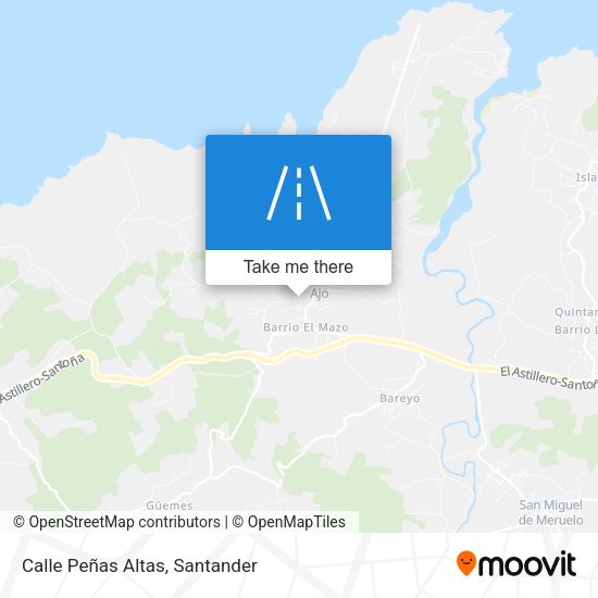 Calle Peñas Altas map