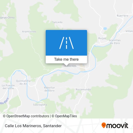 Calle Los Marineros map