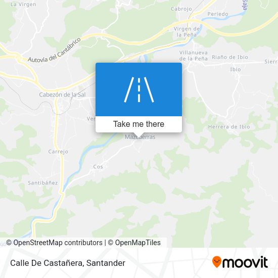 Calle De Castañera map