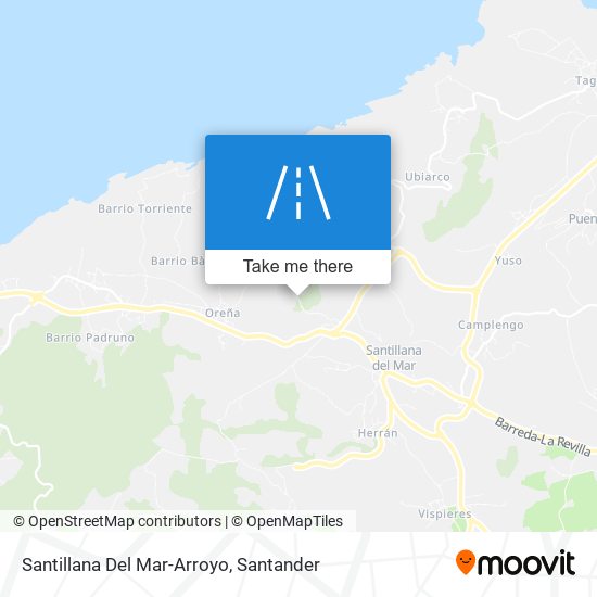 Santillana Del Mar-Arroyo map