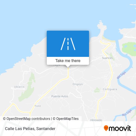 Calle Las Pelías map