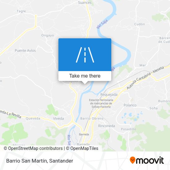 Barrio San Martín map