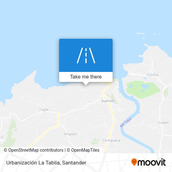 Urbanización La Tablía map