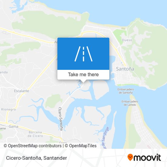 Cicero-Santoña map