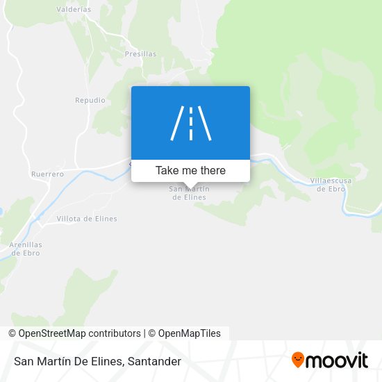 San Martín De Elines map