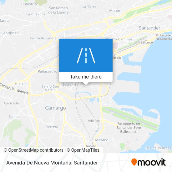 Avenida De Nueva Montaña map