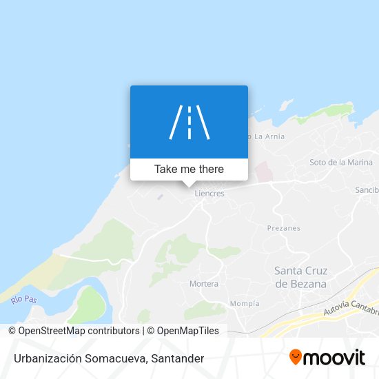 Urbanización Somacueva map