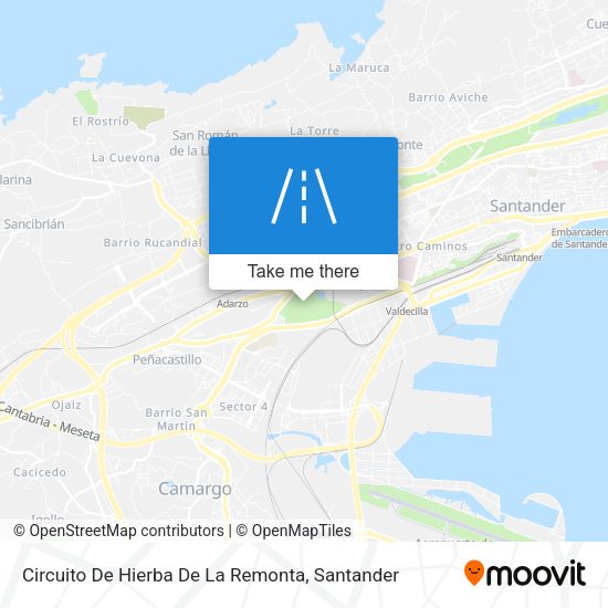 Circuito De Hierba De La Remonta map