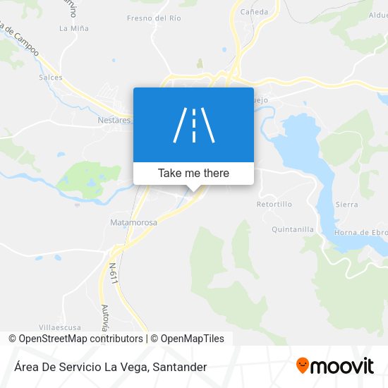 Área De Servicio La Vega map
