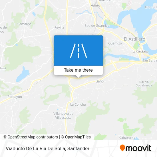 Viaducto De La Ría De Solía map