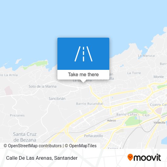 Calle De Las Arenas map