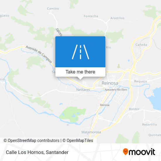 Calle Los Hornos map